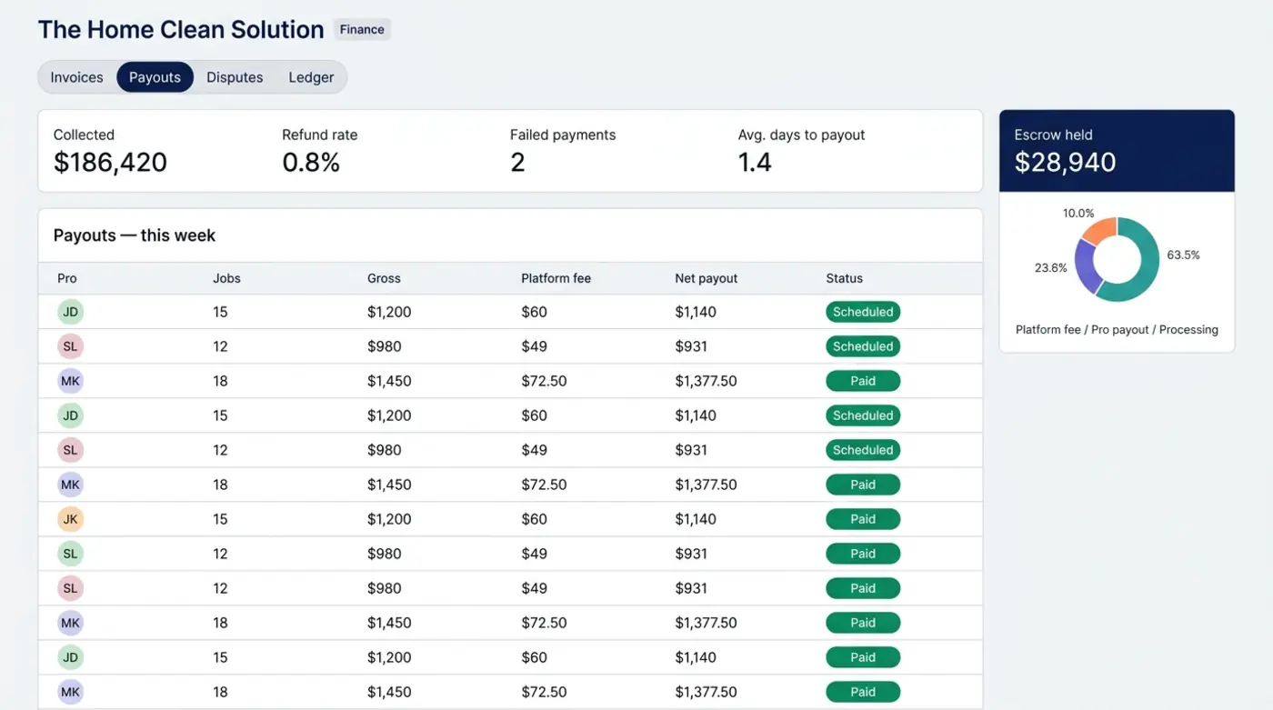 Marketplace money that reconciles itself